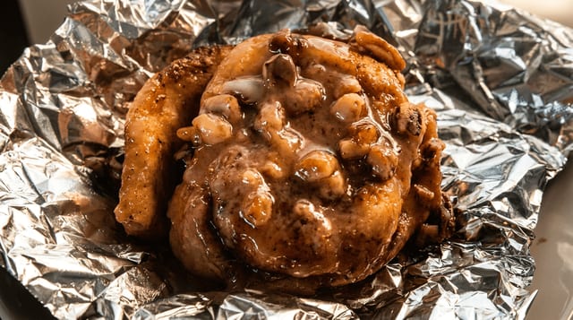 Praline Cinnamon Roll.